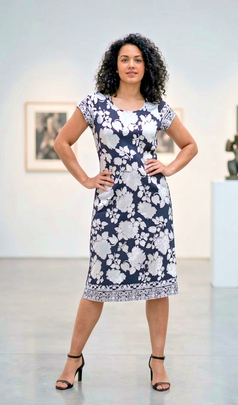 Vintage Caroline Wells 1990s Maxi Silver Dress Etched Velvet Floral Pattern S